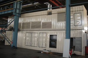 New generator containers manufactured according to our design by an OEM container supplier