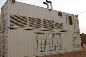 Containerised MTU genset commissioned on site