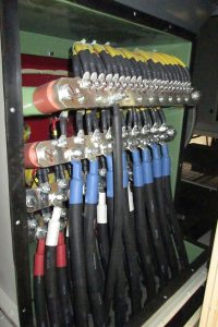 Typical alternator cable terminations