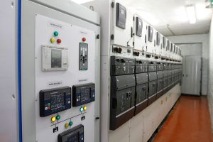 11kV system; Schneider GenieEvo switchgear. Replaced client’s outdated switchgear with Schneider solution consisting of two mains incomers; one generator incomer; and eight plant feeders. Incomers controlled by ComAp control system. Synchronous (soft) transfer implemented