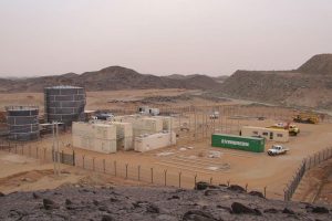 Tank welding completed. Four generators in position. Step-up transformers also in position. Switchgear and control containers still outstanding